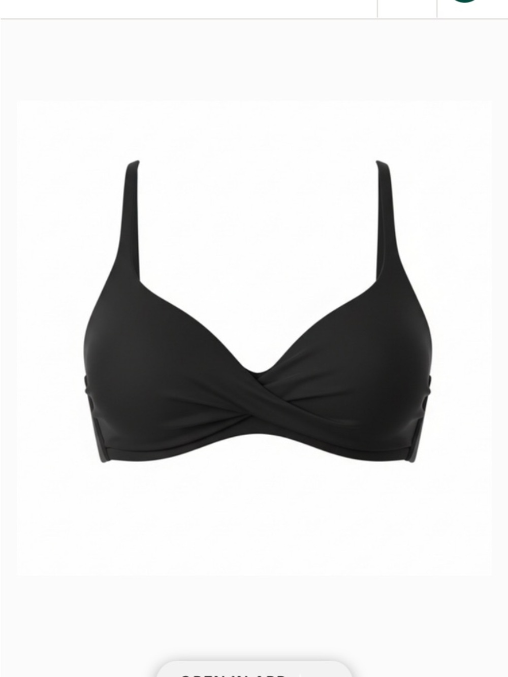 Athleta Twist Up Swimsuit Bikini Top